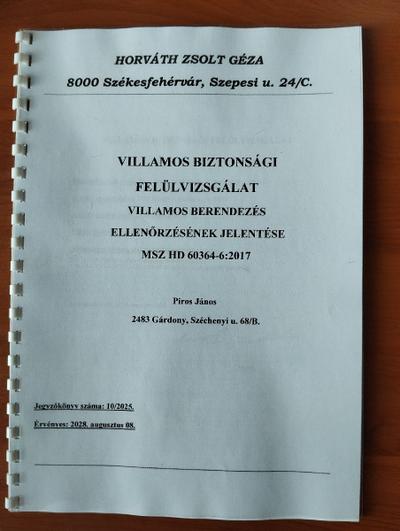 Horváth Zsolt Géza munkája